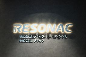 Resonac Holdings signboard and logo